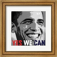 Framed Barack Obama: Yes We Can