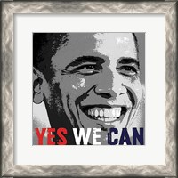 Framed Barack Obama: Yes We Can