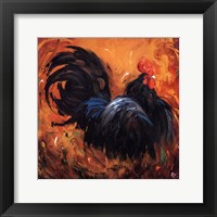 Framed Rooster #501
