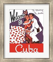 Framed Welcome to Cuba