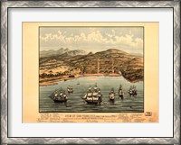 Framed View of San Francisco 1846-7