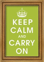 Framed Keep Calm (kiwi)