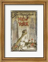 Framed Greetings from New York