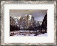 Framed Cathedral Rock Yosemite
