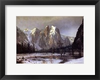 Framed Cathedral Rock Yosemite