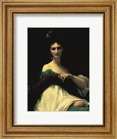 Framed Portrait of Countess de Keller (marquise de Saint Yves d'Alveydre - 1895), 1873