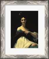 Framed Portrait of Countess de Keller (marquise de Saint Yves d'Alveydre - 1895), 1873