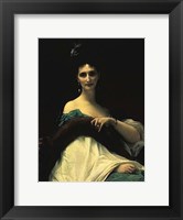 Framed Portrait of Countess de Keller (marquise de Saint Yves d'Alveydre - 1895), 1873