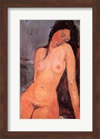 Framed Seated Nude, ca. 1917