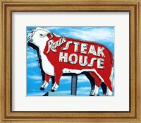 Framed Rod's Steakhouse