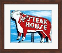 Framed Rod's Steakhouse