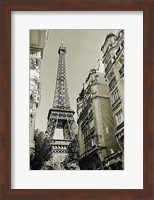 Framed Eiffel Tower Street View #1