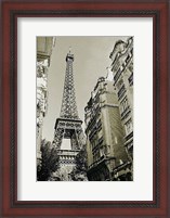 Framed Eiffel Tower Street View #1