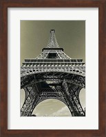 Framed Eiffel Tower Looking Up