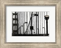 Framed Golden Gate Bridge in Silhouette