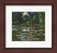 Framed Bridge Over the Water Lily Pond, 1905