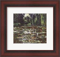 Framed Bridge Over the Water Lily Pond, 1905