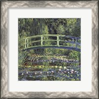 Framed Water Lily Pond, 1899 (blue)