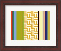 Framed Striped Key