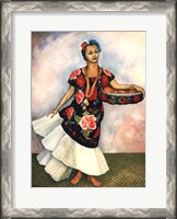 Framed Portrait of Dolores Olmedo