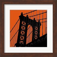Framed Orange Manhattan