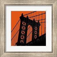 Framed Orange Manhattan