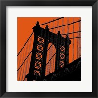 Framed Orange Manhattan