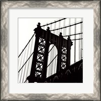 Framed Manhattan Bridge Silhouette (detail)