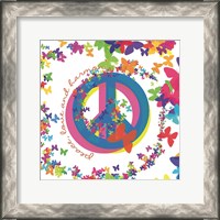 Framed Peace, Love, and Harmony
