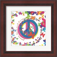 Framed Peace, Love, and Harmony