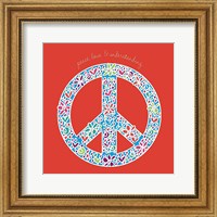 Framed Peace, Love, and Understanding