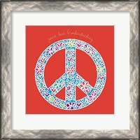 Framed Peace, Love, and Understanding