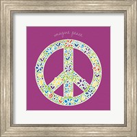 Framed Imagine Peace