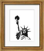 Framed Statue of Liberty (outline)