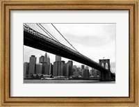 Framed Manhattan from Brooklyn (b/w)