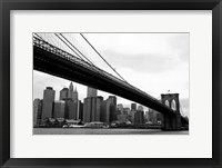 Framed Manhattan from Brooklyn (b/w)