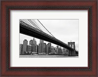 Framed Manhattan from Brooklyn (b/w)