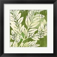 Meadow Leaves Framed Print