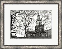 Framed Independence Hall (horizontal)