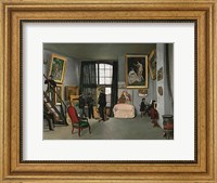 Framed Painter’s Atelier in the rue de la Condamine, 1870