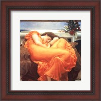 Framed Flaming June