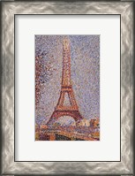 Framed Eiffel Tower, ca. 1889