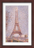 Framed Eiffel Tower, ca. 1889