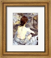 Framed La Toilette