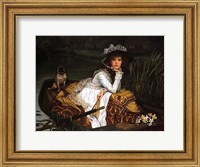 Framed Lady in a Boat