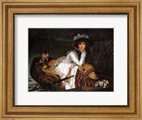 Framed Lady in a Boat