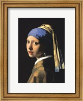 Framed Girl with a Pearl Earring