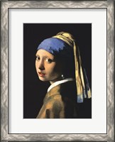 Framed Girl with a Pearl Earring