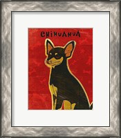 Framed Chihuahua (black and tan)