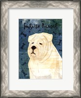 Framed English Bulldog